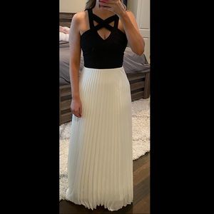 Black and White maxi dress